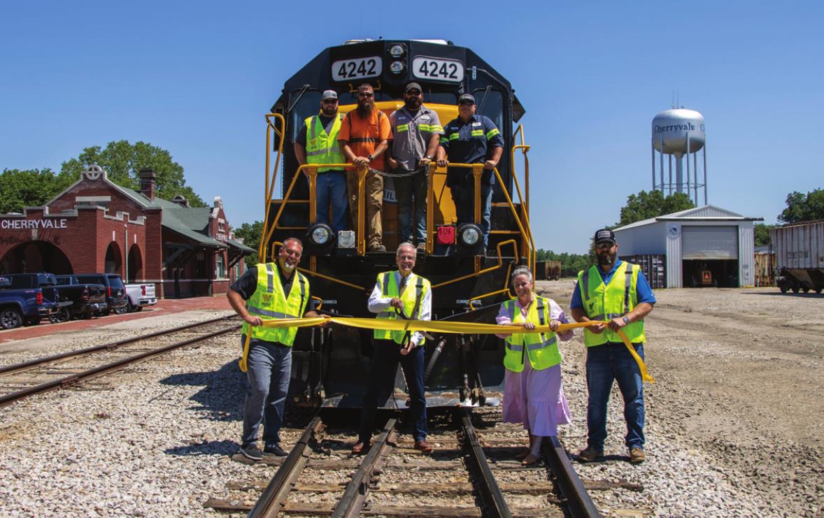 South Kansas & Oklahoma Railroad Hosts Senator Moran at CRISI Grant