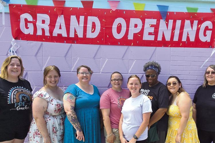 The Tree House of Early Learning staff gather for a photo during their grand opening held on Saturday, June 22. Hannah Emberton | Staff Photo